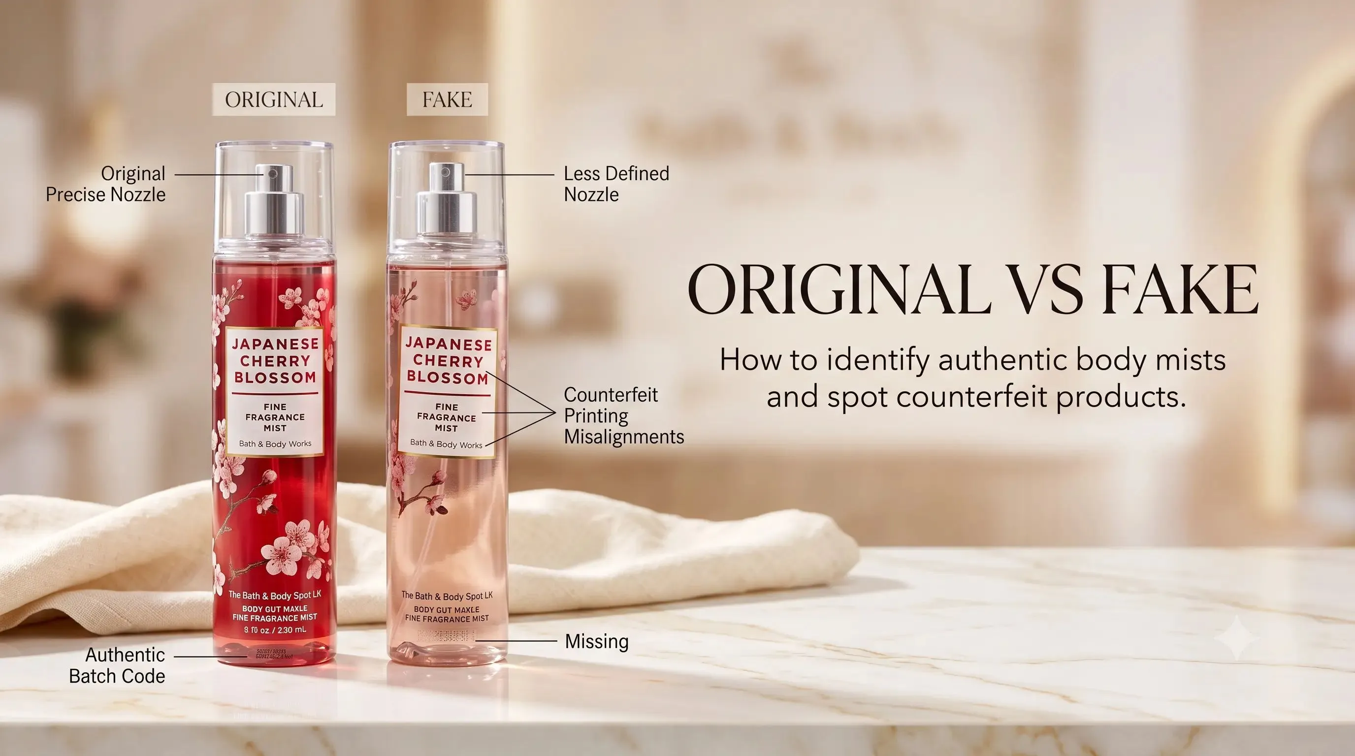 How to Find Original vs Fake Body Mists