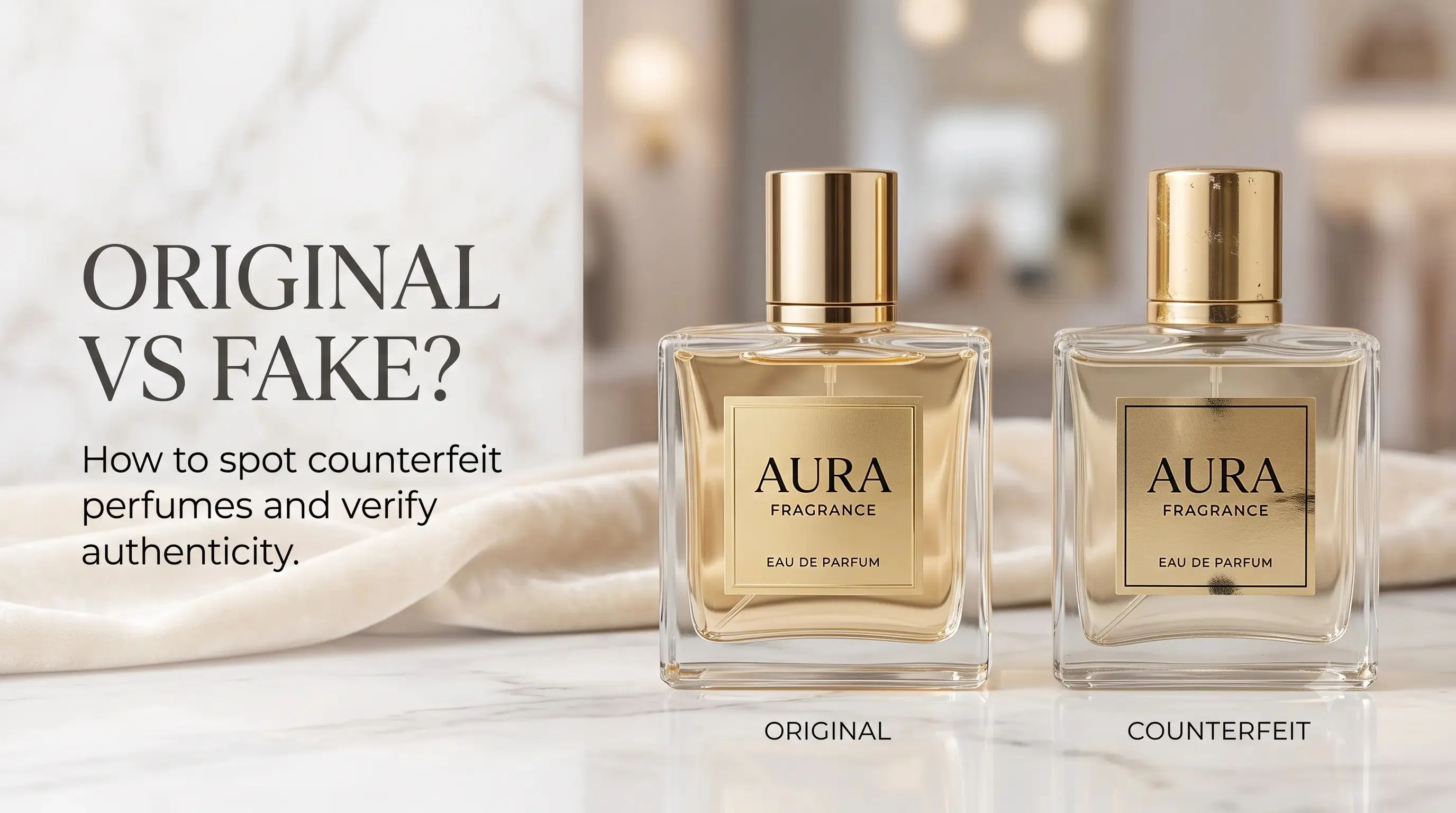 Original vs Fake Perfumes: How to Spot the Difference
