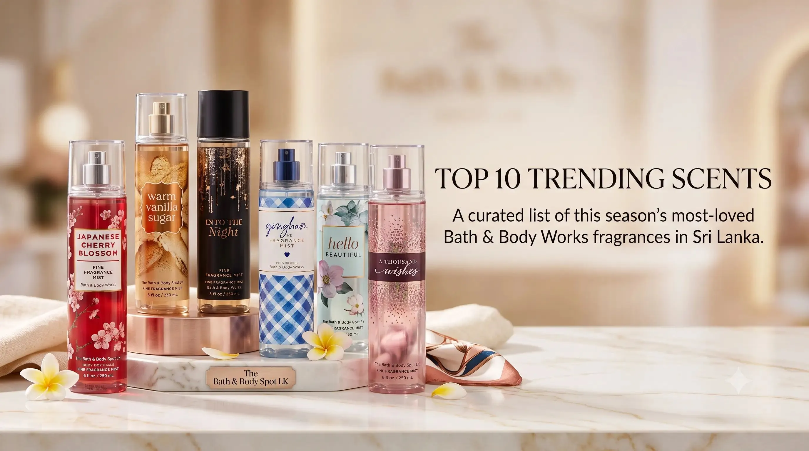 Top 10 Trending Bath & Body Works Scents in Sri Lanka